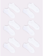 Yoclub 6Pack Basic Ankle White Socks SKS-0064U-0100-002 White
