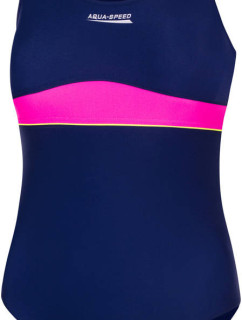 AQUA SPEED Swimsuits EMILY Navy Blue/Pink