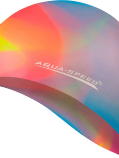 AQUA SPEED Swimming Cap Bunt Multicolour Pattern 86