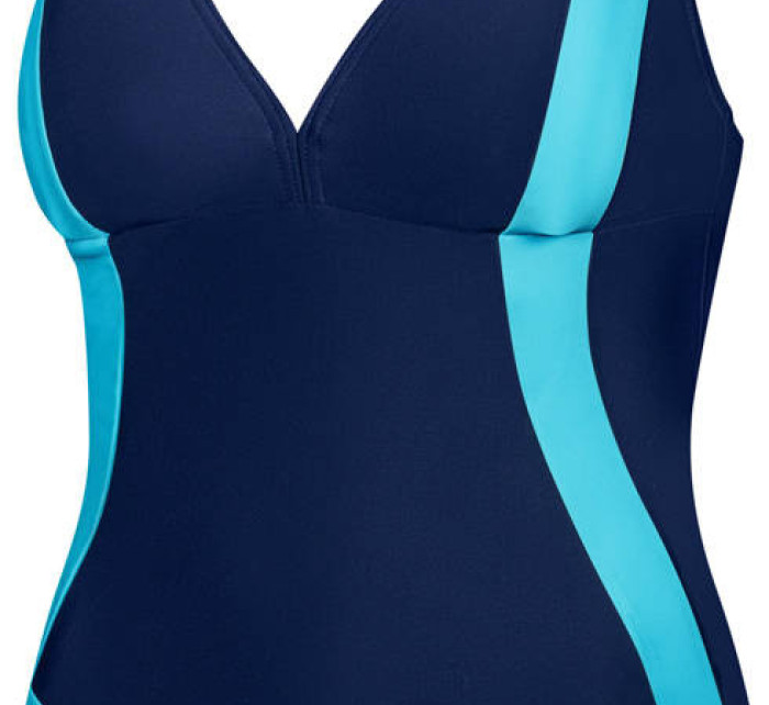 AQUA SPEED Swimming Suit Greta Navy Blue/Blue Pattern 04