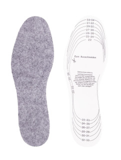 Yoclub Shoe Insoles Felt + Latex 2-Pack OIN-0006U-A1S0 Grey
