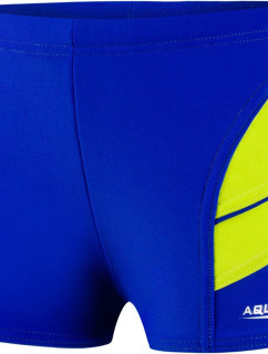 AQUA SPEED Swimming Shorts Andy Navy Blue/Green Pattern 28