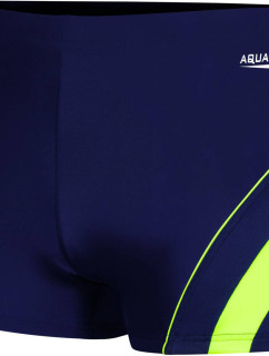 AQUA SPEED Swimming Shorts Dennis Navy Blue/Green Pattern 01