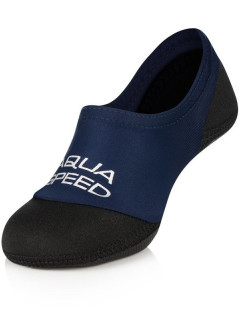 AQUA SPEED Swimming Socks Neo Navy Blue Pattern 10