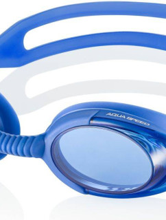 AQUA SPEED Swimming Goggles Malibu Dark Blue Pattern 01