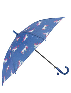 Semiline Manual Umbrella L2054-1 Navy Blue