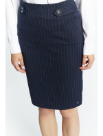 Monnari Mini Skirts Pencil Skirt With Striped Pattern Navy Blue