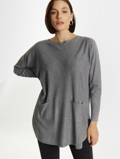 Monnari Jumpers & Cardigans Sweater With Pockets Grey