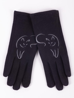 Yoclub Women's Gloves RES-0161K-345C Black