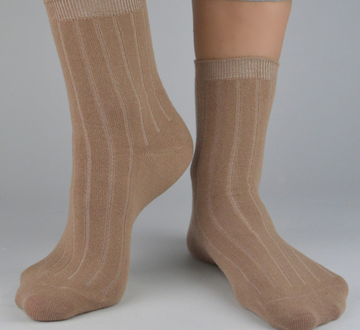 NOVITI Ponožky SB051-W-01 Beige