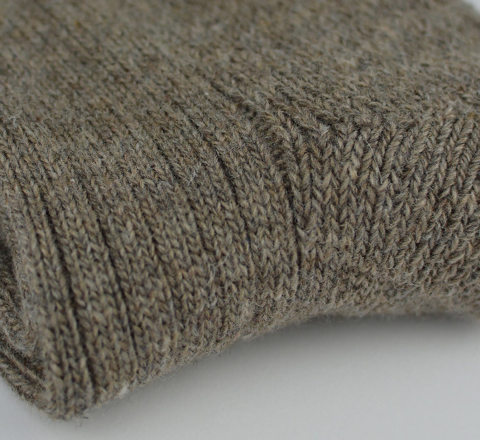 NOVITI Ponožky SW001-W-10 Brown Melange
