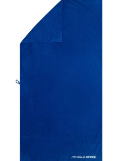 AQUA SPEED Towel Dry Coral Dark Blue Pattern 01
