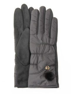 Monnari Gloves Gloves With A Subtle Pompom Black