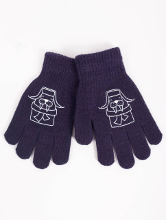 Yoclub Gloves RED-0012C-AA5A-019 Navy Blue