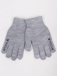 Yoclub Gloves RED-0245C-AA5E-004 Grey