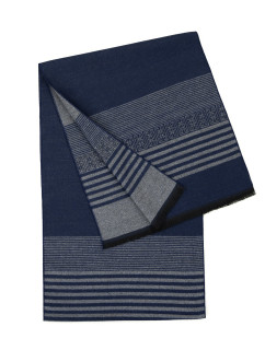 Art Of Polo Scarf Sz23418-7 Grey/Navy Blue