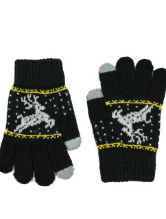 Art Of Polo Gloves Rk23335-6 Black/Light Grey
