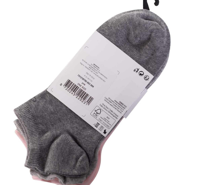 Ponožky Calvin Klein 701218768003 Pink/Ash/Grey