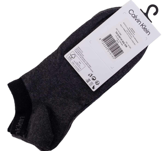 Calvin Klein Ponožky 701218715002 Ashy/Graphite