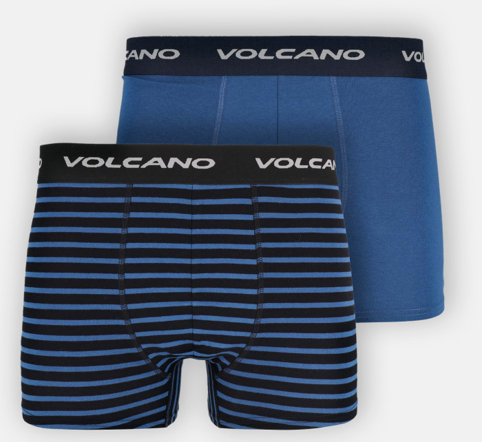 Volcano 2Pack Boxerky U-BOXER Modrá/modré pruhy