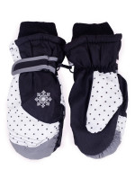 Yoclub Dětské zimní lyžařské rukavice REN-0313G-A110 Vícebarevné
