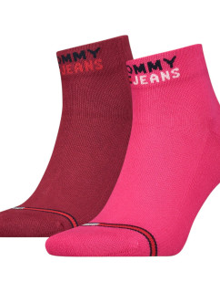 Tommy Hilfiger 2Pack Socks 701218956011 Pink/Burgundy