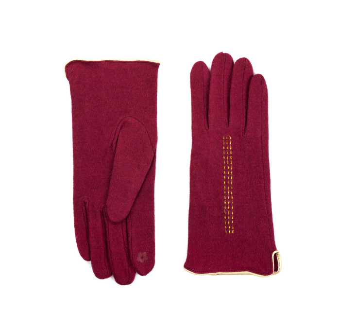 Art Of Polo Gloves rk23348-2 Dark Red/Gold
