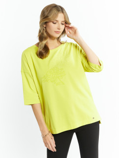 Monnari T-Shirts Women's Knitted Blouse Yellow