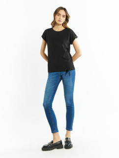 Monnari Blouses Women's Short Sleeve T-Shirt Black