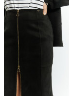 Monnari Skirts Women's Skirt Made Of Imitation Suede Black