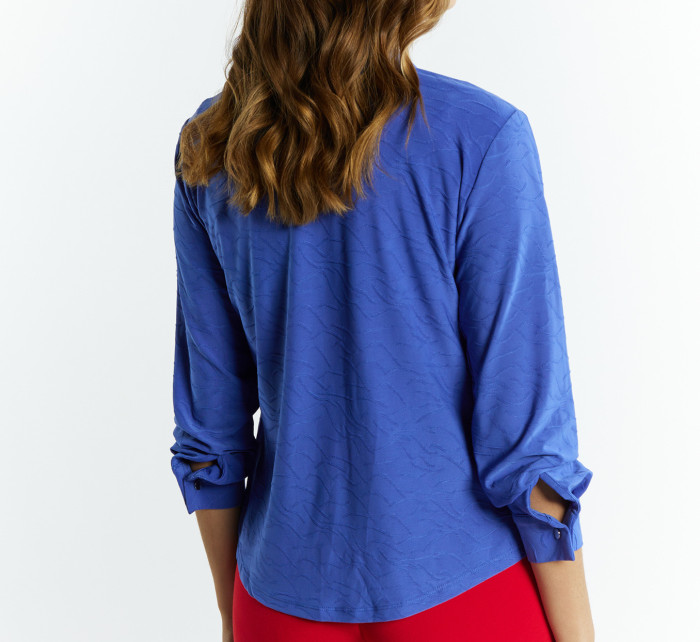 Monnari Blouses Women's Shirt With A Pattern Blue