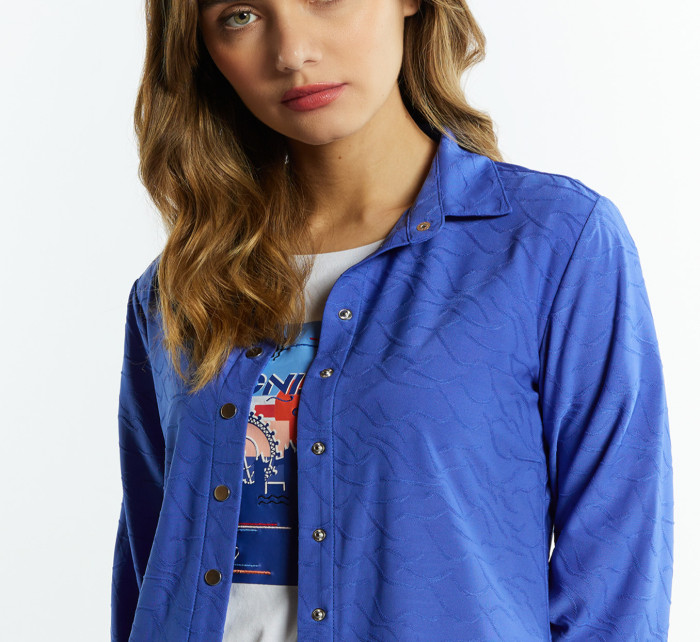 Monnari Blouses Women's Shirt With A Pattern Blue