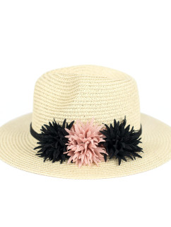 Dámský klobouk Hat model 16614250 Ecru - Art of polo