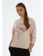 Monnari Sweatshirts Sweatshirt With Sequin Appliqué Light Pink