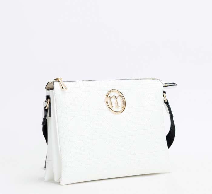 Monnari Bags Dámská kabelka s jemným vzorem Bílá