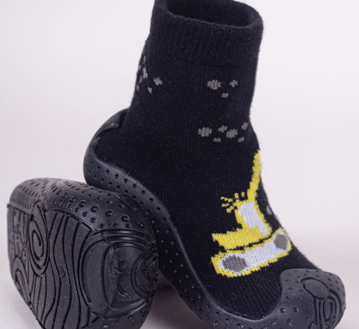 Dětské chlapecké ponožky s podrážkou černé model 19758369 - Yoclub