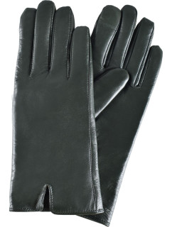 Dámské kožené antibakteriální rukavice model 16627214 Green - Semiline
