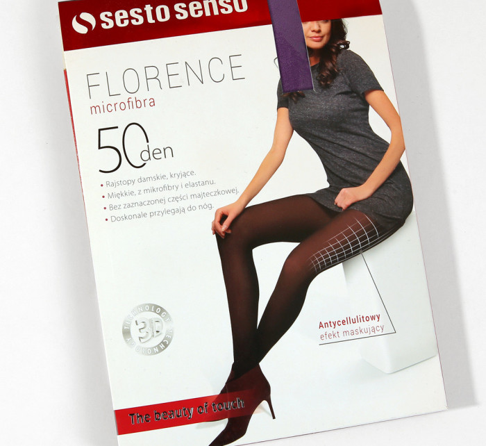 Tights 50 Den 3D Florence Violet model 18331849 - Sesto Senso