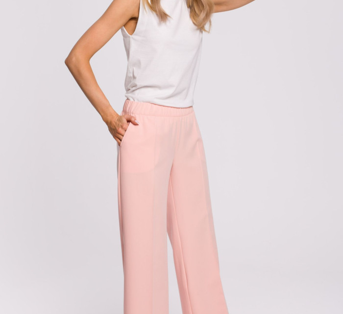 Kalhoty model 18080839 Powder Pink - Made Of Emotion