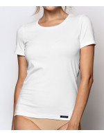 Dámské tričko s krátkými rukávy ATLANTIC - bílé