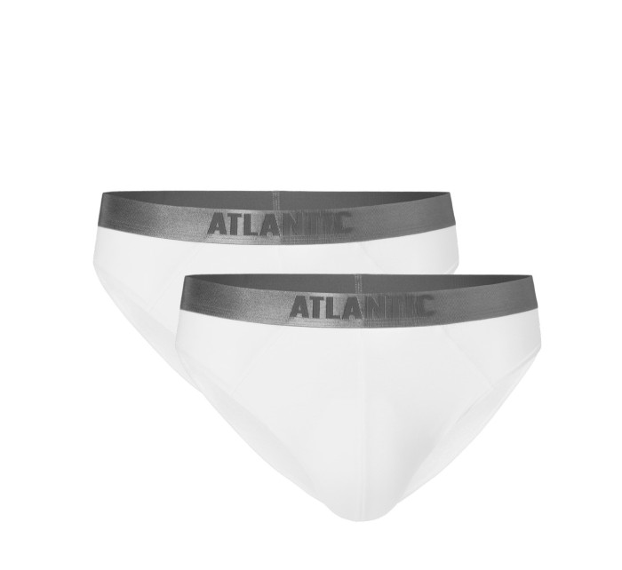 Pánské slipy ATLANTIC Mini 2Pack - bílé