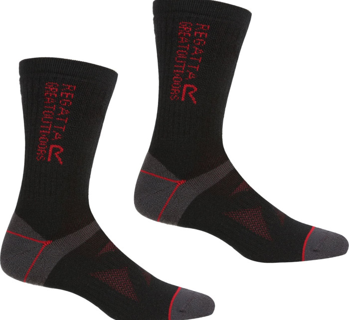 Pánské ponožky  Wool Hiker  černé model 18684668 - Regatta