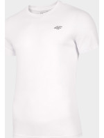 Pánské bavlněné tričko model 18653376 Bílé - 4F