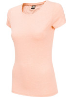 Dámské bavlněné tričko model 18653335 Růžové - 4F