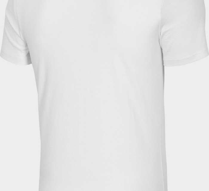 Pánské bavlněné tričko model 18653364 Bílé - 4F