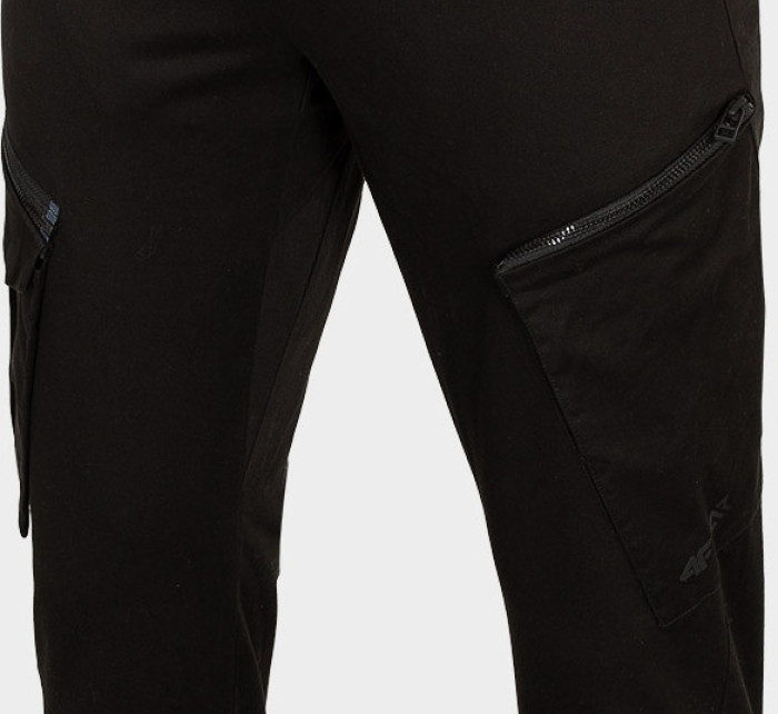 Pánské kalhoty model 18654603 Černé - 4F