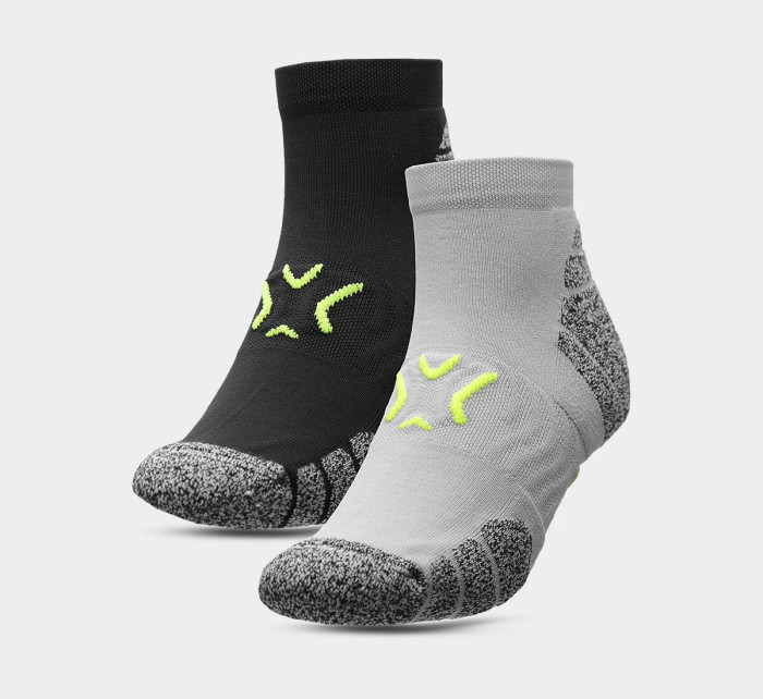 Pánské tréninkové ponožky 4FSS23USOCM152-91S šedé - 4F