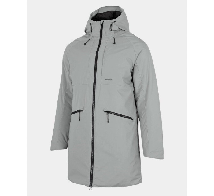 Pánsky mestský kabát OTHAW22TJACM005-25S sivý - Outhorn