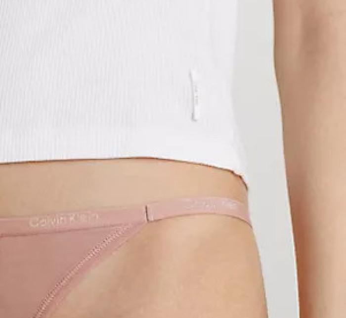 Spodní prádlo Dámské kalhotky STRING THONG 000QD5122ETQO - Calvin Klein