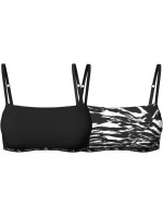 Underwear Women Packs UNLINED BRALETTE 2PK 000QF7215EBIK - Calvin Klein